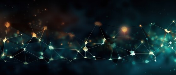 blue background with wires and connections on it