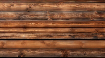 Seamless natural wood log cabin wall background texture created with Generative Ai