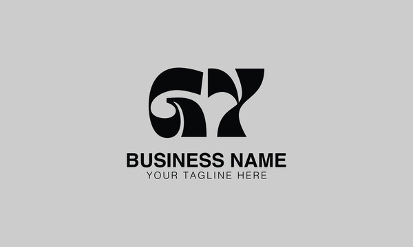 GY G gy initial logo | initial based abstract modern minimal creative logo, vector template image. luxury logotype logo, real estate homie logo. typography logo. initials logo