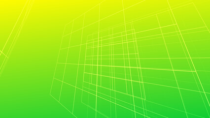 Abstract green yellow colors gradient with lines pattern texture business background.