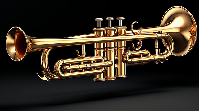3d rendered photo of musical instrument made with generative AI