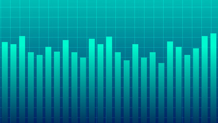 Abstract graph chart of stock market trade background.