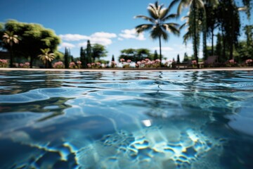 Fototapeta na wymiar blue swimming pool ariel view,holidays concept
