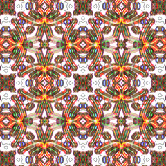 A seamless creative vector multiple color artwork repeating fabric pattern and interior decoration design 