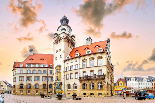 Rathaus, Altstadt, D&ouml;beln, Sachsen, Deutschland 