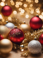 christmas tree and decorations