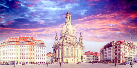 Frauenkirche, Dresden, Sachsen, Deutschland