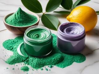 Indulge in Self Care Bliss DIY Beauty Products for an At Home Spa Experience. AI Generated.