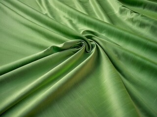Serene Slumber Luxurious Bamboo Sheets in Calming Green. AI Generated.