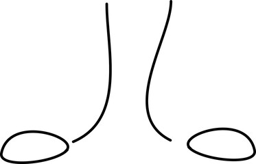 2 Menschen figuren (auf den H&auml;nde stehen)