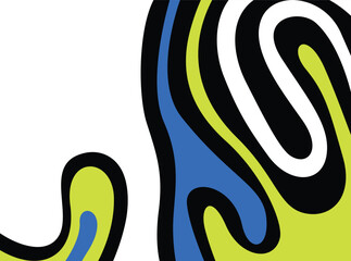 Abstract background with  wavy lines pattern and with some copy space area