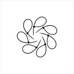 Cable Tie Icon, Hose Tie, Zip Tie Icon