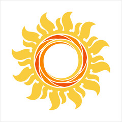 Sun Icon, Solar Planet Icon