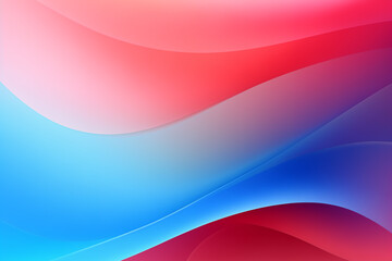 red-blue abstract wavy color background, gradient blend, bright colored