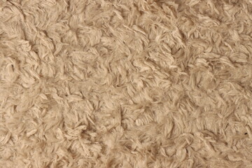 Close up Beige fluffy texture background 