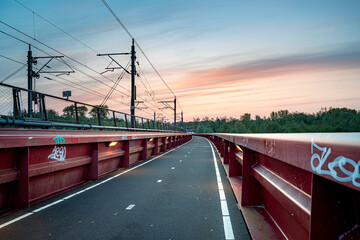 Cycle Path Over The Architectural