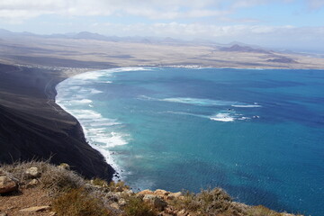 Trekking, Famara Cliffs, Lanzarote, North, Canary Islands, November 2023, Sony a6000