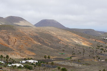 Volcano de la Corona, trekking around Haria village, Lanzarote, November 2023