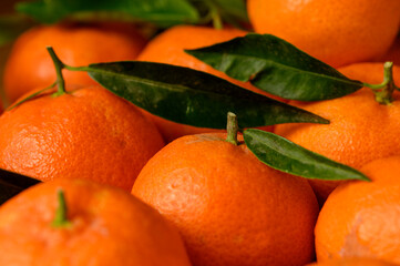 fresh juicy tangerines on a wooden table 5