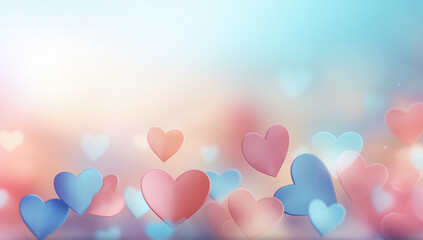 Background full of hearts