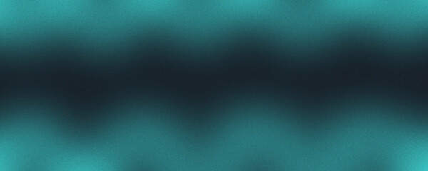 Black and turquoise abstract modern design background. Dark. Geometric undulating shape. The noise effect. Gradient