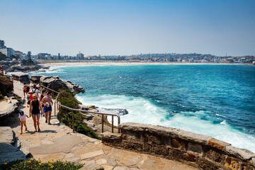 Bondi Beach is a popular beach located 7 km east of the Sydney central business district. It is one...
