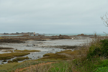 Paysage de Port-Béni en Bretagne - France