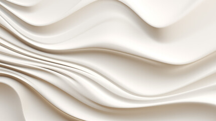 cream background with wavy shapes,