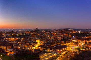 Fototapeta na wymiar Vista de Toledo desde el Mirador, España