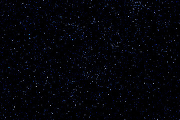 Stars in the night. Dark blue galaxy space background. Glowing stars in space. New Year, Christmas and celebration backgrounds concept.