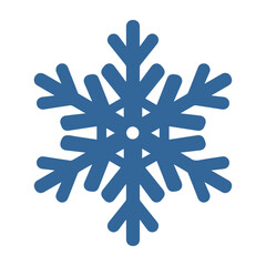 Vector graphic of a Christmas snowflake symbol