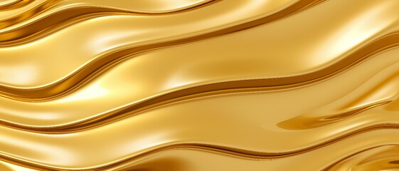 Obraz premium Liquid gold Ripples texture background,rippling effect of liquid gold texture, can be used for printed materials like brochures, flyers, business cards. 