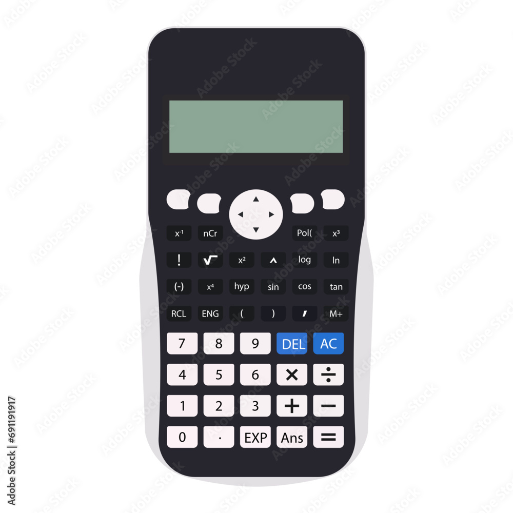 Wall mural calculator icon