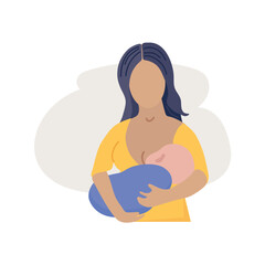 Breast feeding icon clipart avatar logotype isolated vector illustration