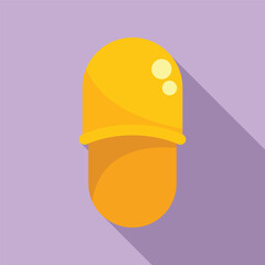 Kid home slippers icon flat vector. Home casual foot. Indoor cozy room