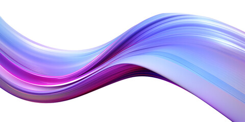 Futuristic colorful flowing shape, 3d render. Generative AI