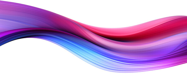 Futuristic colorful flowing shape, 3d render. Generative AI
