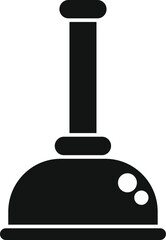 Nozzle shower head icon simple vector. Hose sanitary. Bathtub metal