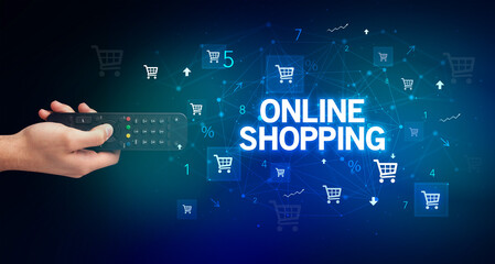 male hand holding wireless peripheral