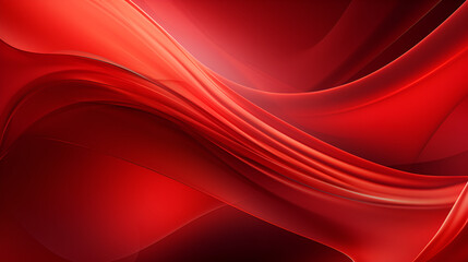 close up of a red satin silk cloth scarf. abstract background.