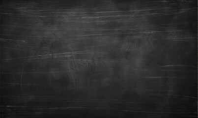 School blackboard with chalk on blackboard - obrazy, fototapety, plakaty