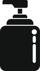 Water spray bottle icon simple vector. Home use can. Clean deodorant