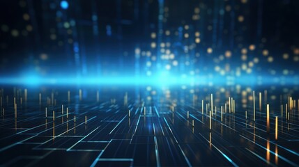 Technology Particle Change In Future Digital World Abstract Background