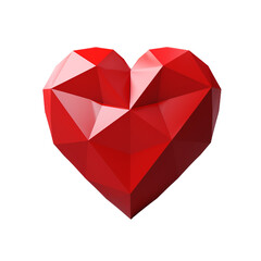 Red heart animated shape