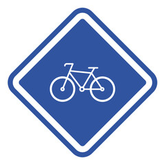 bicycle lane sign