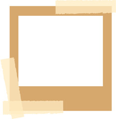 Polaroid Frame with Tape