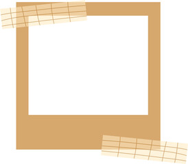 Polaroid Frame with Tape