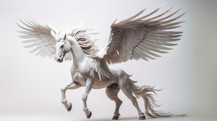 Obraz na płótnie Canvas ペガサスのイメージ - image of Pegasus - No6-23 Generative AI
