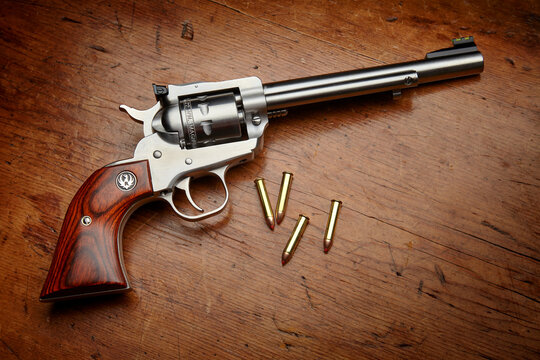 Ruger model Single Nine. .22 winchester magnum revolver. 30 grain Hornady polymer tip ammunition.