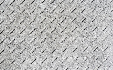 Close up textured abstract background of a metal plate